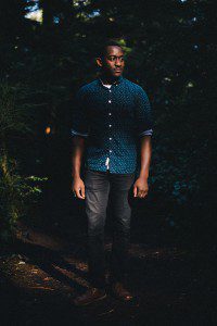 Fashionable male model in Point Defiance Park Tacoma, WA