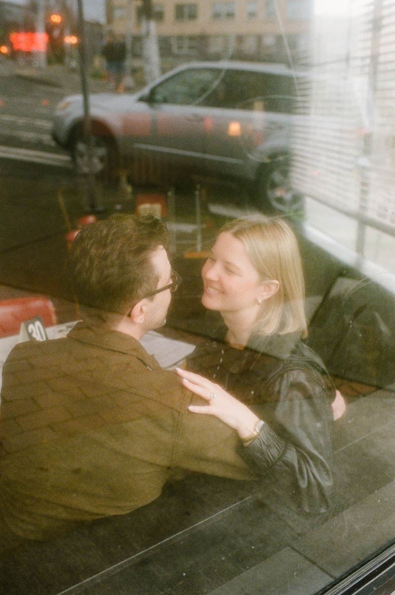 Editorial style engagement photography in Seattle